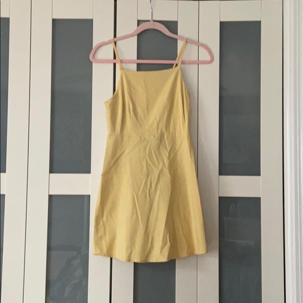 Yellow Mini Dress